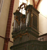 Orgel in der Kapelle St. Salvator im Alten Rathaus